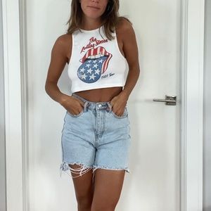 Rolling Stones Crop Top from Urban